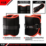 JFIT Adjustable Ankle Weights - Ankle Weight Pair 10 Weight and Bundle Options - 0.5 to 10 lbs Each, Set of 2, Adjustable Straps – Comfortable, Breathable, Moisture Absorbent Weight Straps for Men and Women