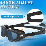 WIN.MAX Polarized Swimming Goggles Swim Pool Goggles Anti Fog Anti UV No Leakage Clear Vision for Men Women Adults Teenagers