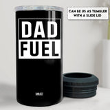 SANDJEST 4-in-1 Tumbler Gifts for Dad from Daughter Son - 12oz Dad Fuel Can Cooler Tumblers Travel Mug Cup - Stainless Steel Insulated Cans Coozie Christmas, Birthday, Father's Day Gift for Daddy