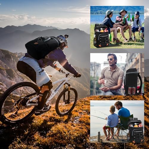 Backpack Cooler Insulated Leak Proof for Men Wowen 36 Cans Soft Cooler Backpack Insulated Waterproof Large Capacity Coolers Bag Portable for Lunch Camping Travel Picnic Hiking