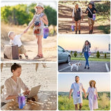 linmaya Water Bottle Carrier Bag with Phone Pocket for Stanley Cup 40/30oz,Insulated Neoprene Water Bottle Holder Cross-boday Bag with Adjustable Shoulder & Handheld Strap Stanley Cup Accessories