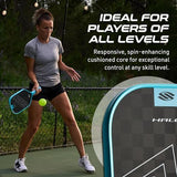 Selkirk Sport SLK Halo Raw Carbon Fiber Pickleball Paddle | Designed in The USA | Choose from The T700 Raw Carbon Fiber Power, The 18k Ultraweave Control, or The Kevlar Linkweave Thermoformed Pro