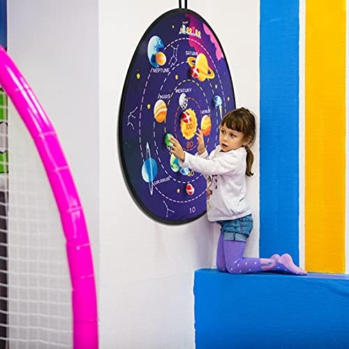BooTaa 29" Large Dart Board for Kids, Kids Dart Board with Sticky Balls, Boys Toys, Indoor/Sport Outdoor Fun Party Play Game Toys, Birthday Gifts for 3 4 5 6 7 8 9 10 11 12 Year Old Boys Girls