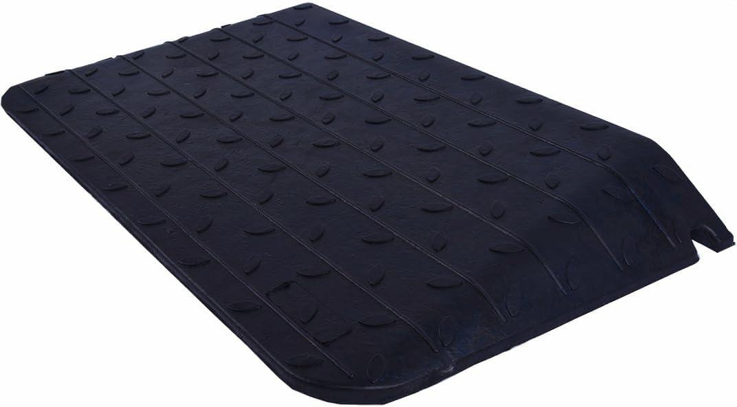 BESEA 3 Inch Rise Threshold Ramp Anti-Slip Wheelchair Ramp Rubber Curb ...