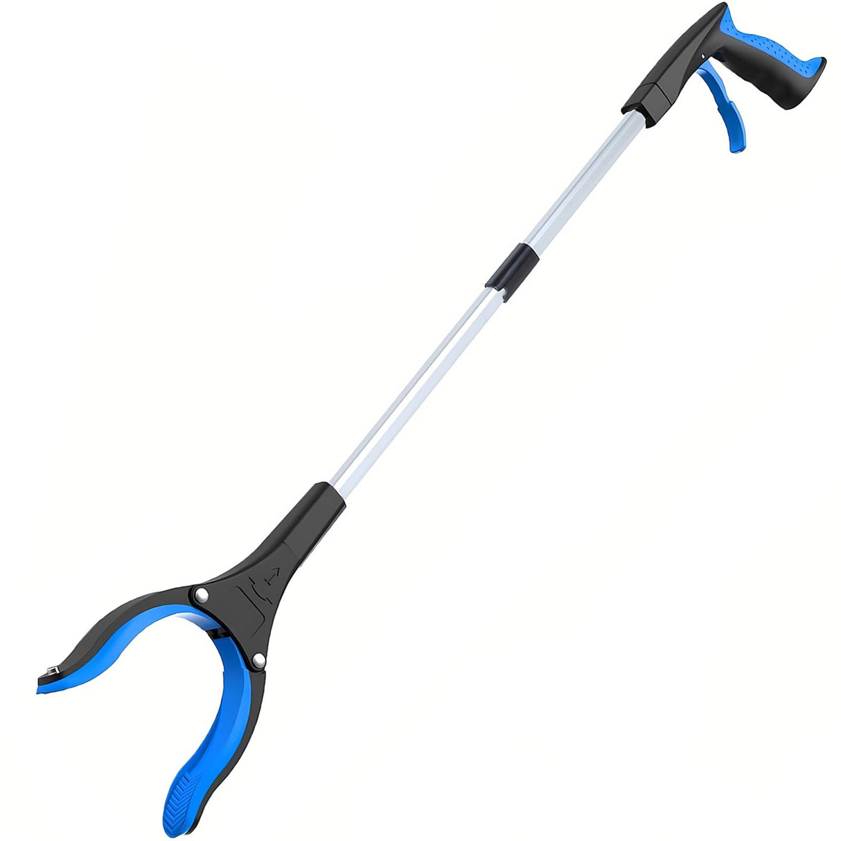 Grabber Reacher Tool - Foldable Gripper and Reaching Tool - Heavy Duty Pick Up Stick Grabbers for Seniors, Trash, Surgery Recovery Must Haves Gifts, 32” Picker Upper Grabber (Blue)