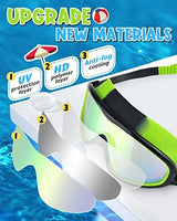 Rantizon Swim Goggles 2 Pack, Wide View Anti Fog&UV Swimming Goggles for Audlt, No Leaking Pool Accessories for Men Women Kid