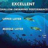TRUSCEND Swimmax for Freshwater and Saltwater, Lifelike Fishing Lures for Bass Trout Crappie Walleye Pike Bluegill Salmon, Swimbait for Bass Fishing, Amazing Fishing Gear Gifts for Family Fishing