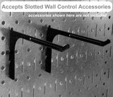 Wall Control 30-P-3232B Black Metal Pegboard Pack - (2) 32" Tall x 16" Wide Black Pegboards