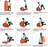 Pop Up Pod - Privacy Shower Tent, Dressing Room, or Portable Toilet Stall with Carry Bag for Camping, Beach, or Tailgate by Wakeman Outdoors