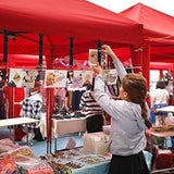 Shappy 8 Pcs Canopy Hanging Clips Tent Hanging Clip for Vendor Booth Display Business Exhibitions to Hang Signs, Slogans, Flags, and for Outdoor Camping to Hang Food, Lanterns, Garbage Bags, Towels