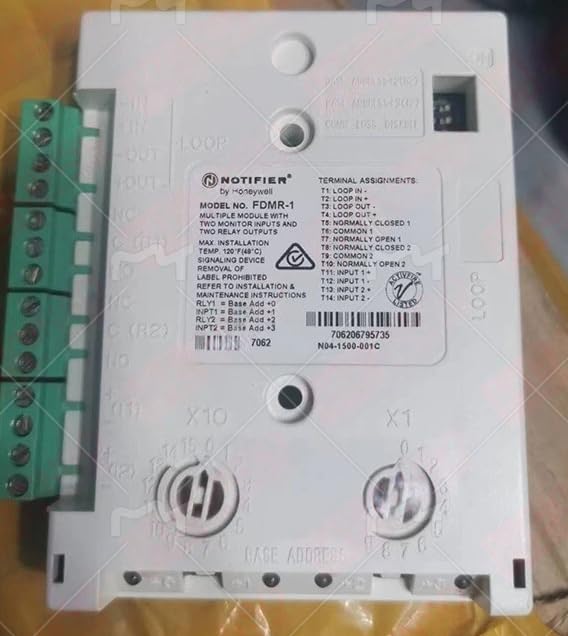 Notifier FDMR-1 Multiple Module with Two Monitor INPUTS and Two Relay OUTPUTS