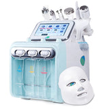 BRÜUN Hydrogen-Oxygen Facial Machine – A 7 in 1 Multifunctional Hydra Face Care Device for Skin Moisturizing – A Vacuum Cleaning Jet for Home and Beauty Salon