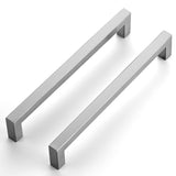 Ravinte 32 Pack 7-1/2 Inch Square Cabinet Handles Satin Nickel Pulls Brushed Nickel Drawer Pulls Kitchen Cupboard Hardware for Cabinets Cupboard Drawer Handles