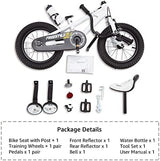 RoyalBaby Kids Bike EZ Freestyle Training Free Balance to Pedal Easy Learning Bicycle, 12-18 Inch for Toddlers to Big Kids