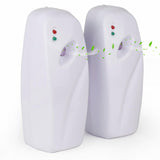 Automatic Air Freshener Spray Dispenser 2-Pack,Wall Mounted/Free Standing Automatic Air Fresheners for Home and Commercial Use,Automatic Spray Dispenser Adjustable Scent Release Setting