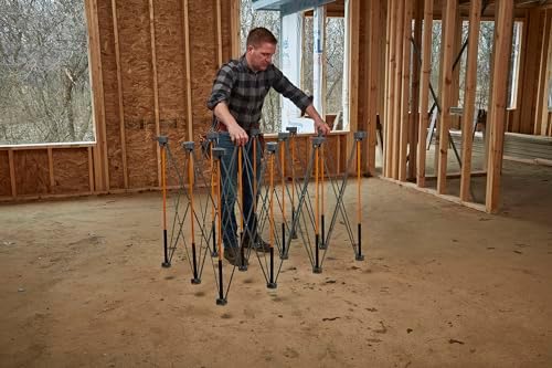 BORA Centipede CK12S 30 inch height Portable Work Stand, Includes 4 X-Cups, 4 Quick Clamps, Carry Bag, Portable Work Support Sawhorse, 4Ft x 6Ft, 30 inch work height, 4500lb weight capacity