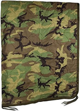 MEDALS OF AMERICA EST. 1976 Military Gear Blanket Poncho Liners Woobie Emergency Blanket - Military Surplus Cold Weather Camping and Hunting Woobie Blanket (Woodland)