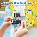 HeySplash Swim Vest for Kids, Toddler Pool Floaties Fit 20-50/70 Lbs, Children Swimming Vest with Adjustable Strap, Swim Jacket Water Wing Arm Float, Puddle Sea Beach Boat Jumper Boy Girl Baby