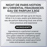 Night De Paris Motion By L'Oriental Fragrances Eau De Parfum 3.3OZ (NIGPFZ006)