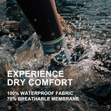DexShell Waterproof Socks for Men & Women, Ultralite for Hiking Walking Outdoor Activities in Cold Wet Weather, Unisex Ankle