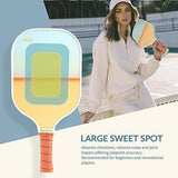 Pickleball Paddles Set of 2/4- USAPA Approved Graphite/Fiberglass Pickleball Racket, 2 Pickleball Rackets, 4 Balls and 1 Portable Carry Bag, Aesthetic Pickle Ball Set for Men Women Beginners