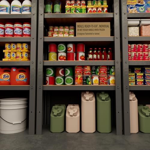 Scepter 2.5 Gallon True Military BPA Free Water Container, Food Grade Water Jug for Camping and Emergency Storage