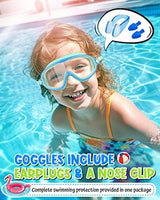 Rantizon Swim Goggles 2 Pack, Wide View Anti Fog&UV Swimming Goggles for Audlt, No Leaking Pool Accessories for Men Women Kid