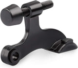HOMOTEK 24 Pack Hinge Pin Black Door Stopper,Adjustable Deluxe Heavy Duty Door Stopper 2-1/2"x1-3/4”,with Black Rubber Bumper Tips