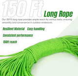 Throw Weight and Line Kit with Storage Bag 11 OZ 600D Pouch, 150 Foot Polyethylene Easter Rope for Arborists, Suitable for Tree Climbing, High Limb Throwing