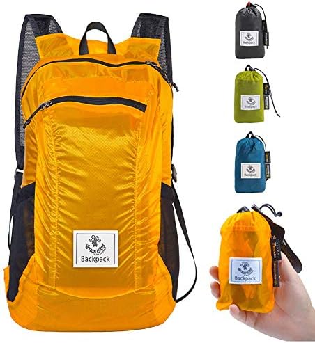 4Monster Hiking Daypack,Water Resistant Lightweight Packable Backpack for Travel Camping Outdoor
