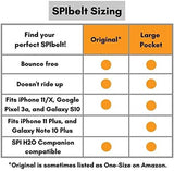 SPIbelt Original Pocket Running Belt for Women Men, Phone Holder for Running, Running Fanny Pack, Holder for Phone, Running Waist Pack, Expandable, Adjustable. Rave with Black Zipper