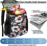 Camping Cooler Backpack 30 Cans, Soft Backpack Coolers Insulated Leak Proof Travel Cooler Bag Waterproof Lunch Picnic Beach Work Trip Thermal Bag Drink Beverage Beer Bag Cooler