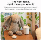 Google Nest Learning Thermostat (4th Gen, 2024) with Nest Temperature Sensor - Energy Saving Smart Thermostat with Adaptive Eco - Works with Alexa and Google Home App - Polished Obsidian