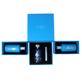 Jo Milano Game of Spades FULL-HOUSE 4PCS (3.4oz Parfum, 6.8oz Body Cleanser, 6.8oz Body Cream, 0.27 Oz Refillable Atomizer) - Unisex Whole Body Skin Care Set