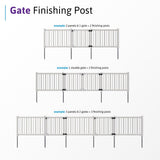 WamBam 4ft White Vinyl Finishing Post