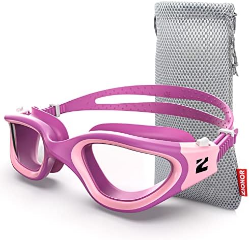 ZIONOR Swim Goggles, G1 SE Swimming Goggles Anti-Fog for Adult Men Women