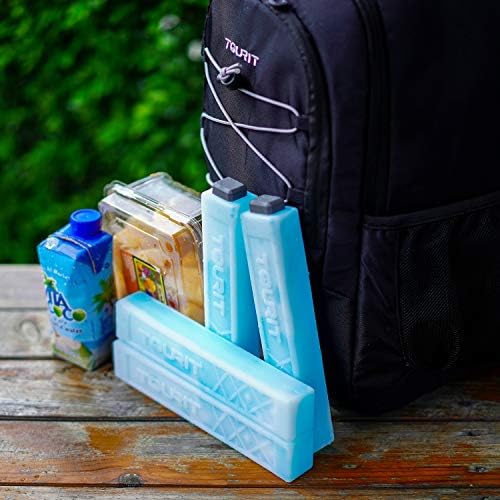 TOURIT Ice Packs for Coolers Reusable Long Lasting Freezer Packs for Lunch Bags/Boxes, Cooler Backpack