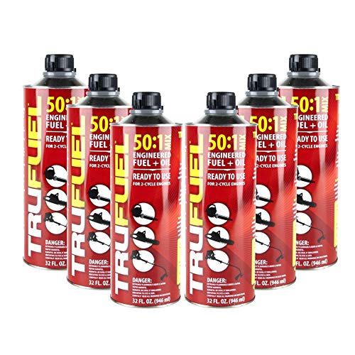 TruFuel 2-Cycle 50:1 Pre-Blended Fuel for Outdoor Power Equipment - 32 oz. (Case of 6) (6525638)
