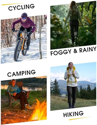 33,000ft Packable Rain Pants for Women Waterproof Pants Lightweight Rain Over Pants Outdoor Windproof Pant for Golf Hiking