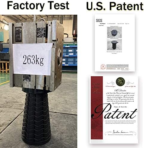 Hesanzol Portable Telescoping Stool, Retractable Folding Stool for Camping Garden Fishing Hiking Travel BBQ, Adjustable Collapsible Stools Max Load 400lbs