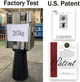 Hesanzol Portable Telescoping Stool, Retractable Folding Stool for Camping Garden Fishing Hiking Travel BBQ, Adjustable Collapsible Stools Max Load 400lbs