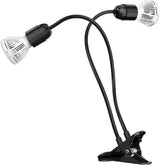 SANSI LED Grow Lights for Indoor Plants, 300W Full Spectrum Gooseneck Clamp Grow Lamp, 20W Power Plant Light with High PPFD for Seeding, Lifetime Free Bulb Replacement Plant Lights for Indoor, 2 Head