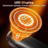 Hand Warmers Rechargeable - 14000mAh Electric Hand Warmers Rechargeable 2 Pack Heat Up to 131℉ with 18Hrs Warmth, Reusable Electronic Portable Pocket Heater for Women Man Golf Raynauds Camping