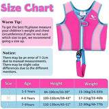 Pottwal Swim Vest for Kids - Swim Jacket for 1-2 Years (24-33LBS) - Buoyancy Aid Made of Neoprene & EPE - with Adjustable Crotch Strap