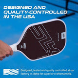 Selkirk Sport SLK Halo Raw Carbon Fiber Pickleball Paddle | Designed in The USA | Choose from The T700 Raw Carbon Fiber Power, The 18k Ultraweave Control, or The Kevlar Linkweave Thermoformed Pro