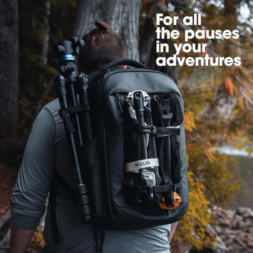 CLIQ Portable Chair - Lightweight Folding Chair for Camping - Supports 300 Lbs - Perfect for Outdoor Adventures - Sky