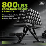 FLYBIRD Weight Bench, Adjustable Strength Training Bench for Full Body Workout with Fast Folding-New Version