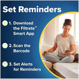 Filtrete 25x25x1 AC Furnace Air Filter, MERV 11, MPR 1000, Micro Allergen Defense, 3-Month Pleated 1-Inch Electrostatic Air Cleaning Filter, 4 Pack (Actual Size 4-Pack 24.688x24.688x0.813 in)