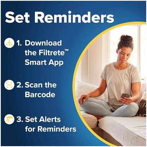 Filtrete 14x25x1 AC Furnace Air Filter, MERV 12, MPR 1500, CERTIFIED asthma & allergy friendly, 3 Month Pleated 1-Inch Electrostatic Air Cleaning Filter, 4-Pack (Actual Size 13.81x24.81x0.78 in)