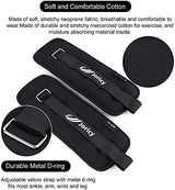 Ankle Weights A Pair of 1/2/3/4/6/8/10/12/20 LBS Wrist Leg Arm Weights for Women Men kids child with Adjustable Straps, Strength weighted for Physical Therapy Running Walking Fitness Gym Workout